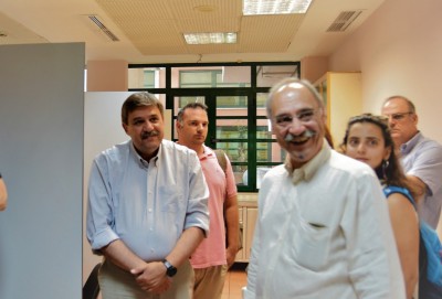 Επίσκεψη του υπουργού Υγείας, Ανδρέα Ξανθού στον 1ο Χώρο Εποπτευόμενης Χρήσης στην οδό Καποδιστρίου στο κέντρο της Αθήνας 